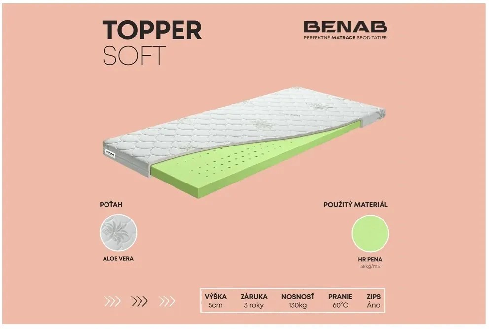 Benab Topper SOFT 200x80 cm