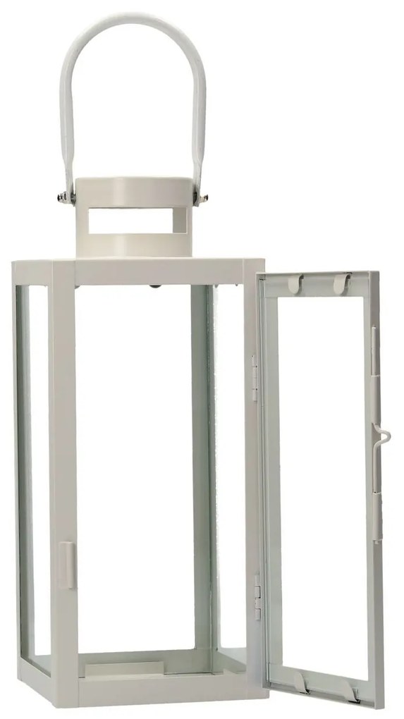 Kovový lampáš Elegance White 50 cm