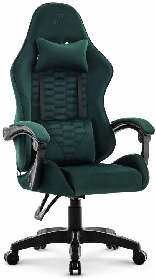 Herné kreslo HC-1000 Green - zamatová látka