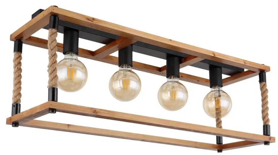 Globo 15691-4D - Stropné svietidlo VERNON 4xE27/60W/230V