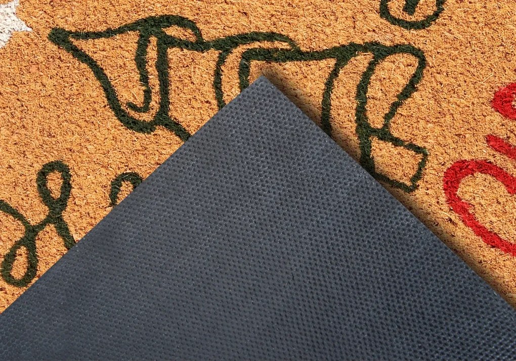 Rohožka Vianočné stromčeky 106196 - na von aj na doma, 40x70, hnedá, chodba / predsieň, Hanse Home