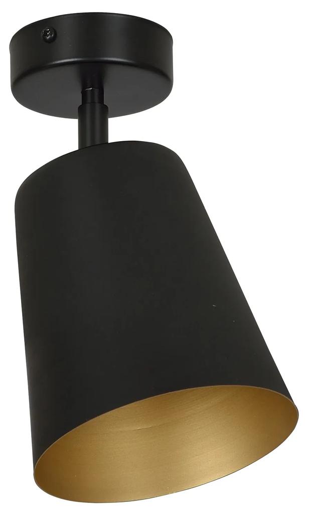 PRISM 1 | moderná stropná lampa Farba: Čierna/Zlatá