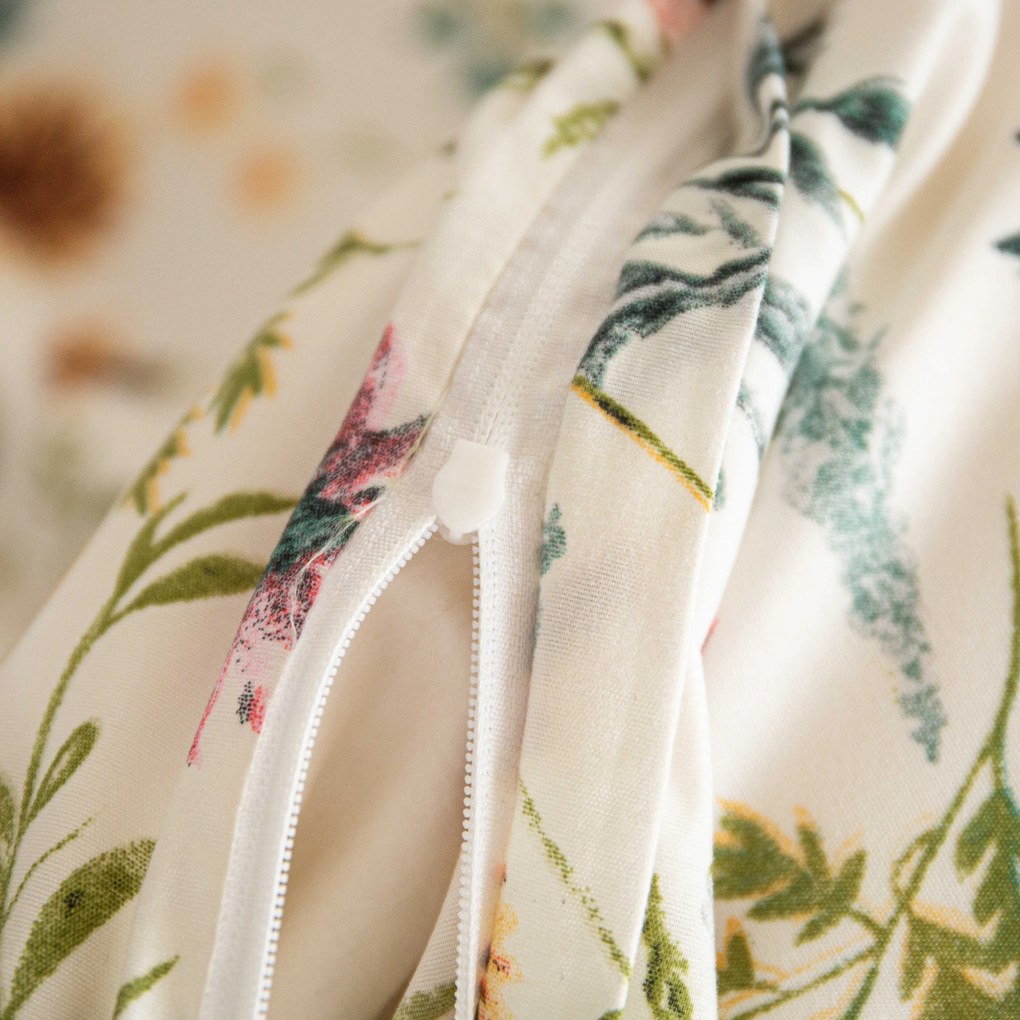 Obliečka na vankúš z mikrovlákna HERBALIS 50x70 cm, krémová