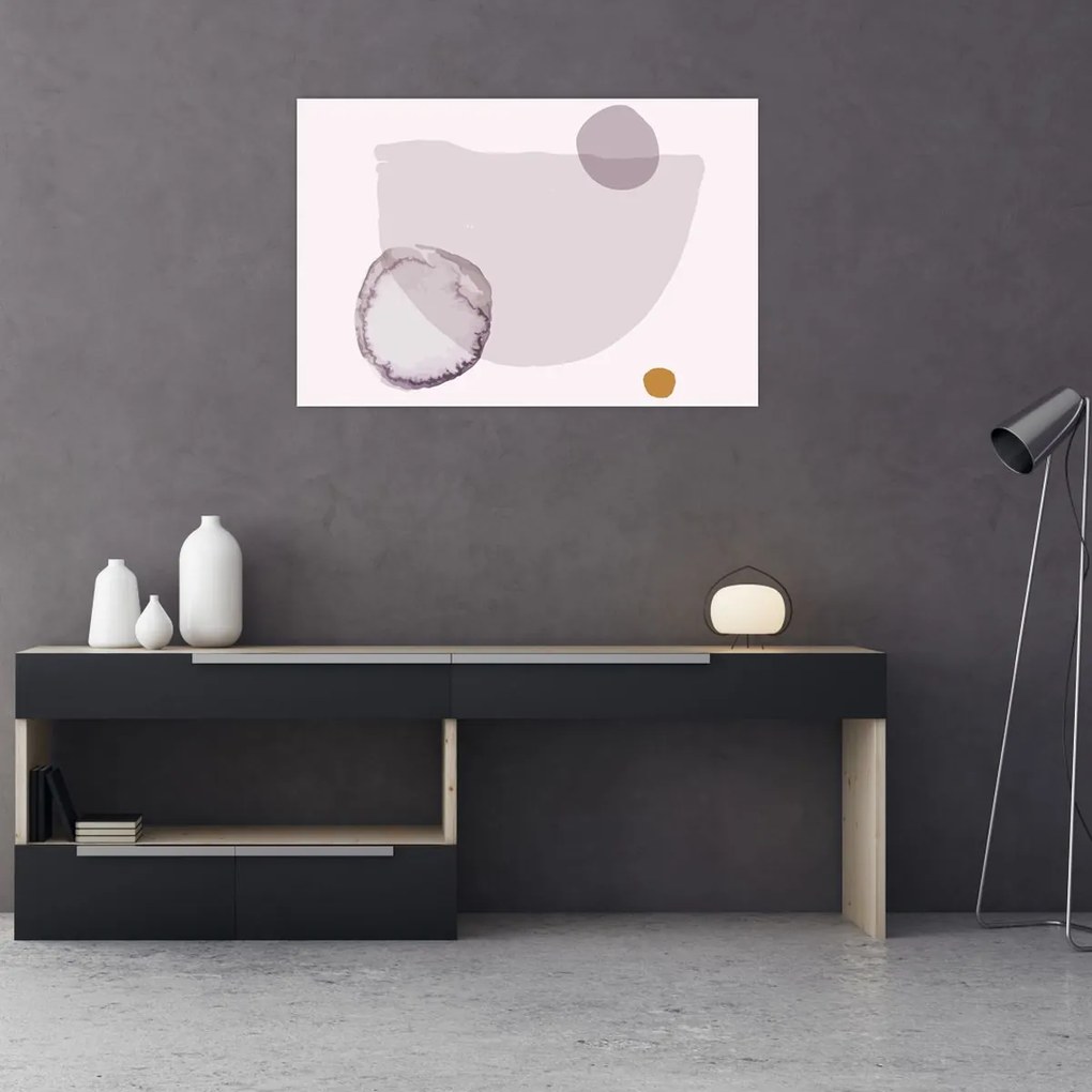 Obraz - Fialový minimalizmus N⁰2 (90x60 cm)
