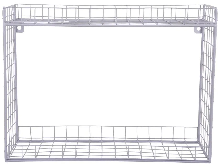 Fialová poschodová oceľová polica 40 cm Reja – PT LIVING