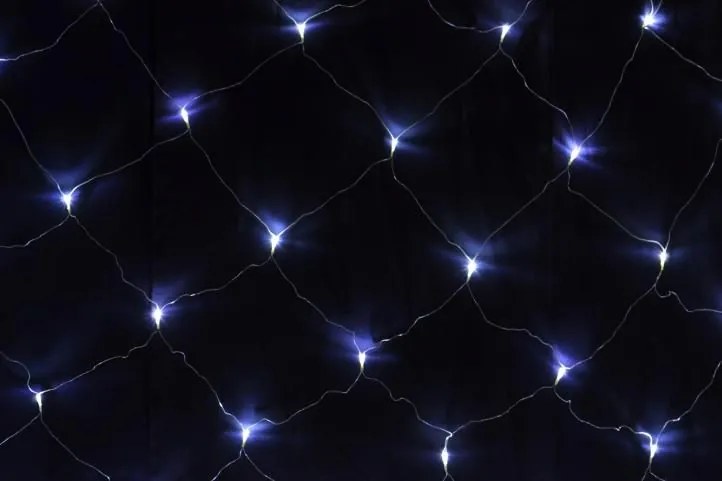 Nexos 1031 Svetelný záves s LED diódami - 3 x 3 m studená biela 128 LED