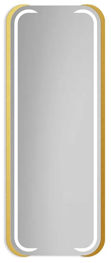 Zrkadlo Mezos Gold LED Veľkosť: 50 x 80 cm
