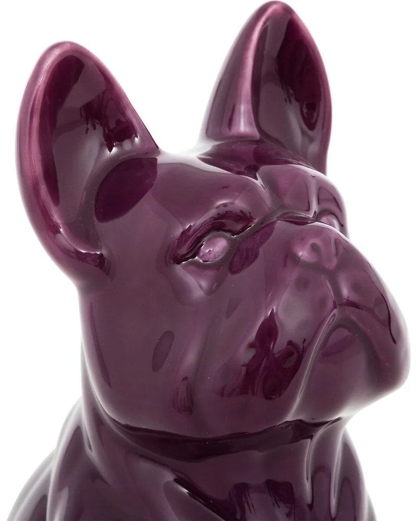ATMOSPHERA Dekoračná soška Dog2, 12x23,5x17,9 cm, fialová
