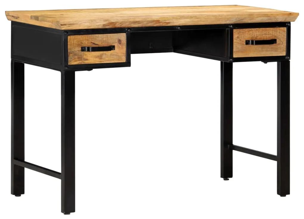 Písací stôl 110x50x76 cm masívne mangovníkové drevo 247758