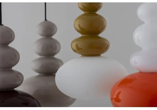 Argon 8821 - Luster na lanku DIEGO 1xGU10/5W/230V biela/hnedá