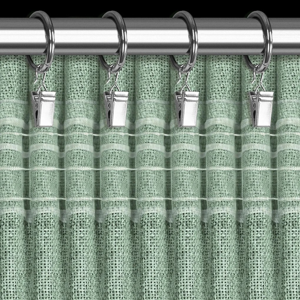 ZÁVES NA PÁSKE JULA2 140X270 CM TMAVOZELENÁ