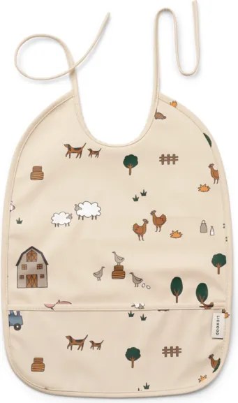 Liewood Nepremokavý podbradník Lai Farm Sandy