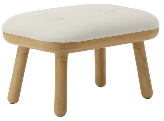 Stolička v bielo-prírodnej farbe Paff Low – UMAGE