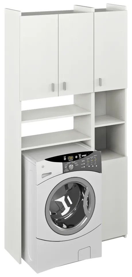 Skrinka nad práčku MIRALI, biela