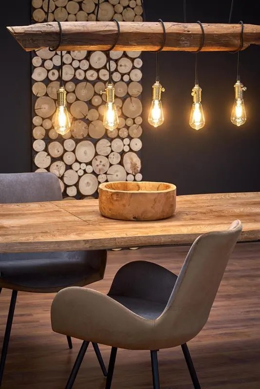 Rozkladací jedálenský stôl BRYNE v dekore dub 120(180)x80