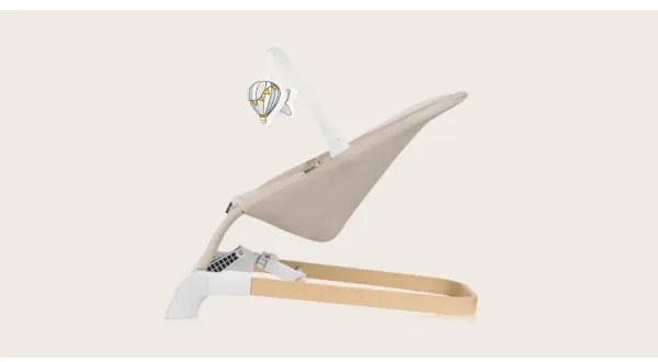 Lionelo - Detská hojdačka LILAC béžová