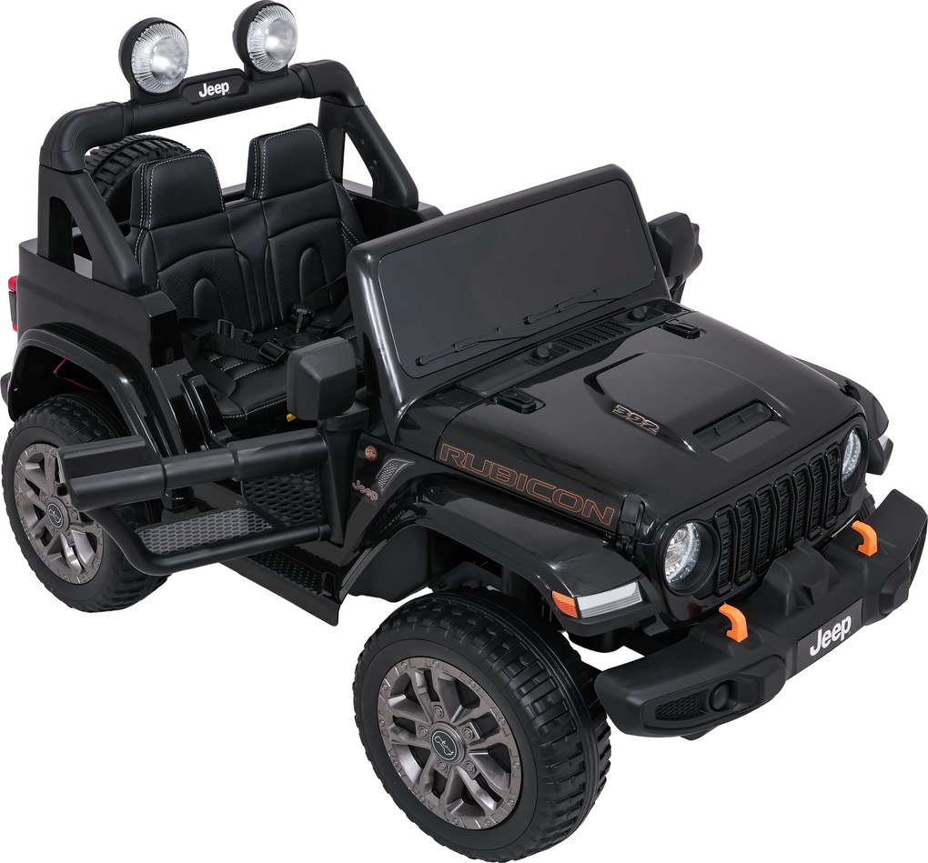 Ramiz Jeep Wrangler Rubicon LIFT elektrické autíčko pre deti čierne