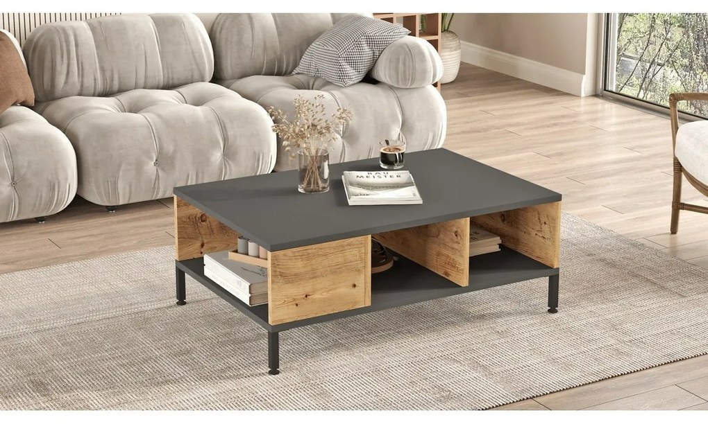 Role Anthracite a Atlantic Pine konferenčný stolík