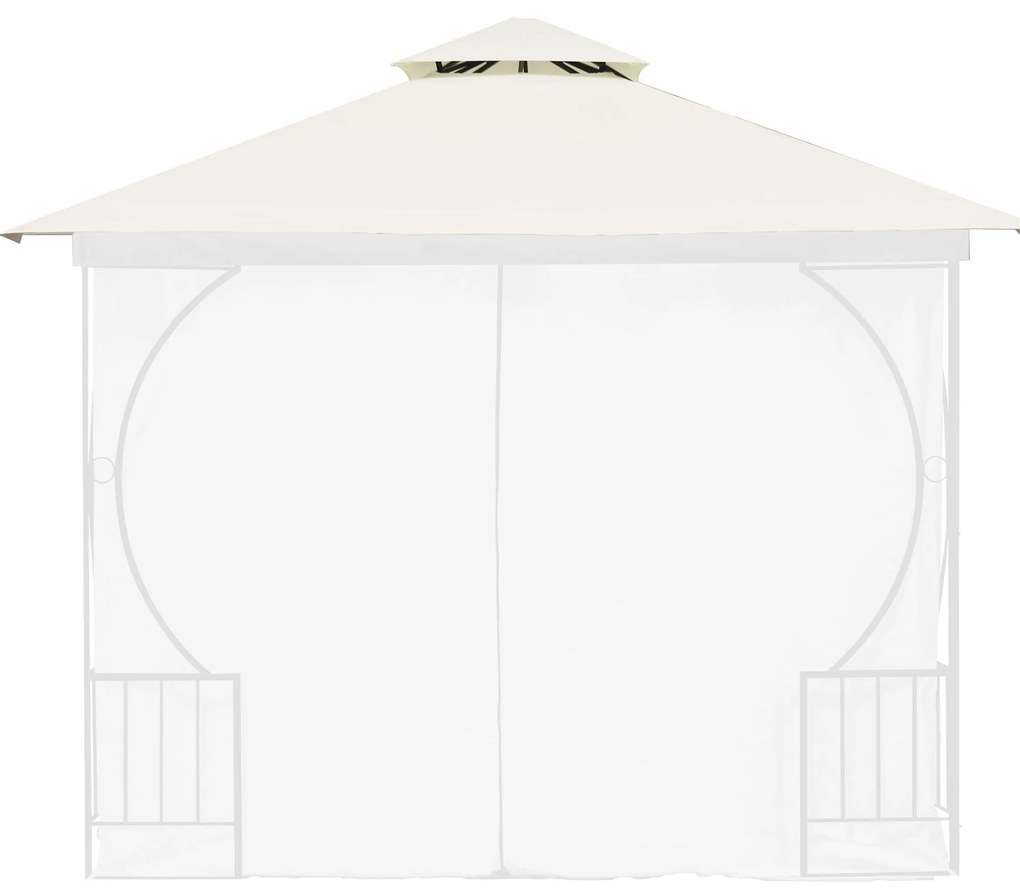 Strecha na záhradný pavilón 3x3 m, béžová, MultiGarden