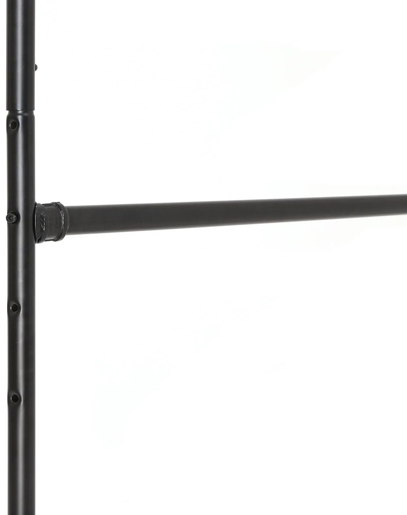 Stojan na oblečenie Lukro čierny
