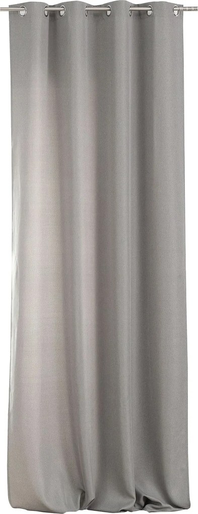 Záves BASIC s kolieskami 140x280 cm svetlosivý 1 ks.