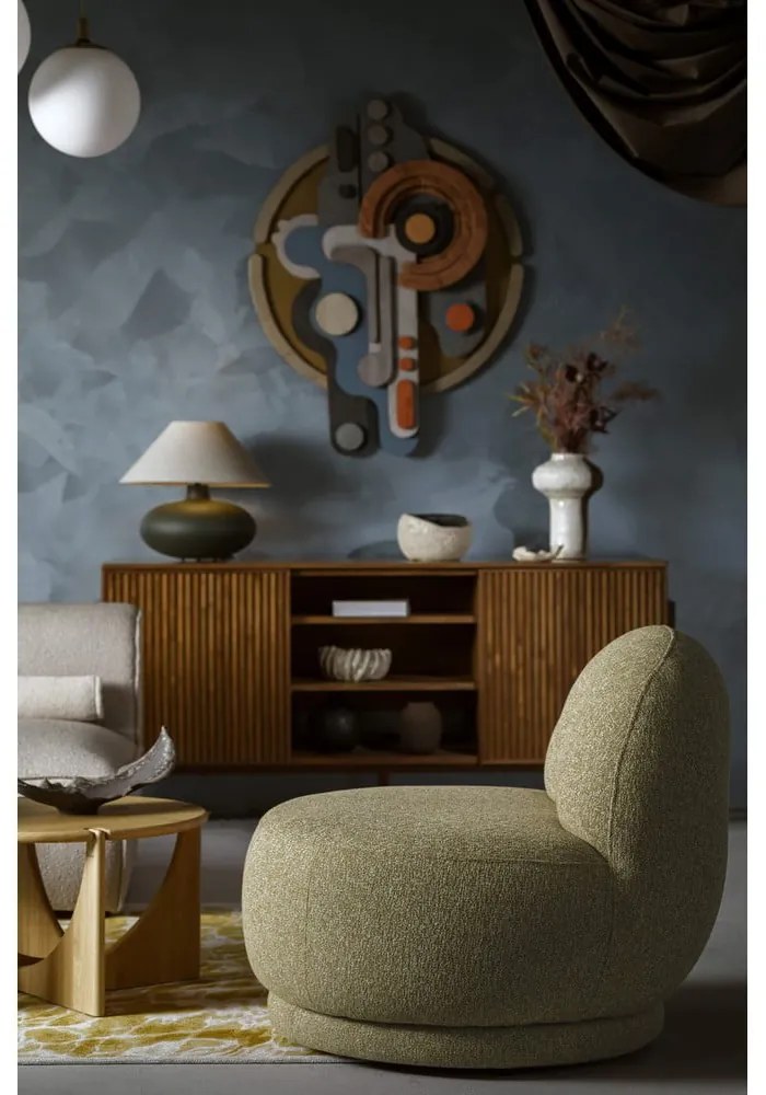 Žlté kreslo Ovo – Miuform