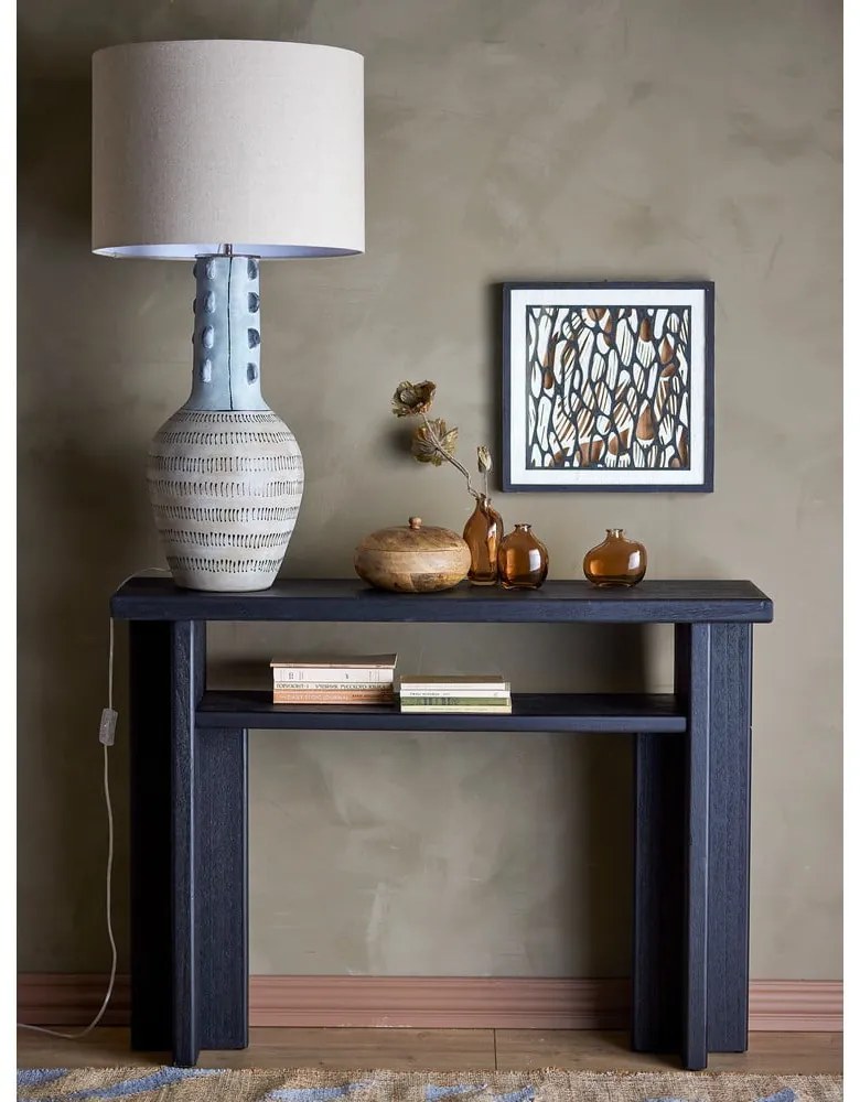 Čierny konzolový stolík 32x110 cm Cupa – Bloomingville