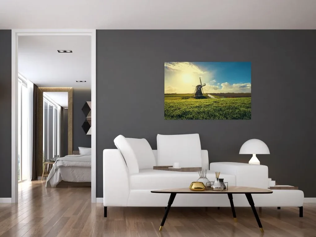 Obraz - Veterný mlyn (90x60 cm)