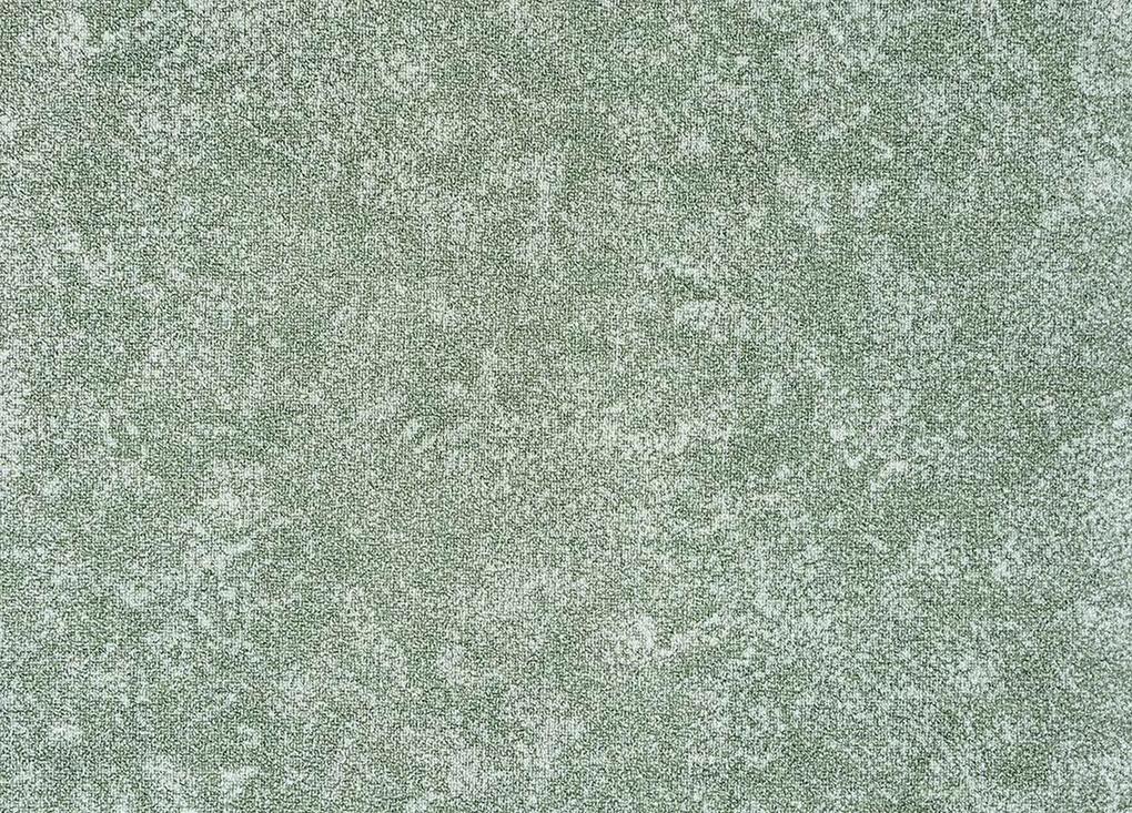 Balta koberce Metrážny koberec Spry 24 zelený - Kruh s obšitím cm