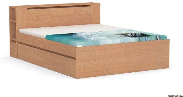 Drevona, posteľ, REA AMY 160, buk