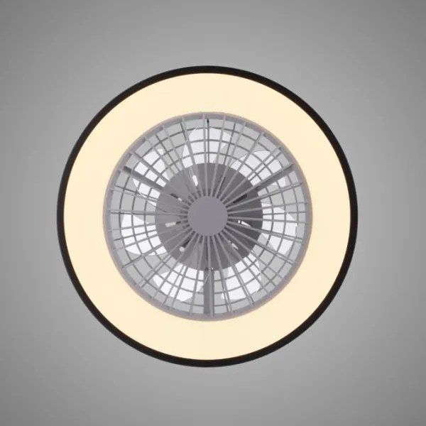 JUST LIGHT. 14447-18 - LED RGBW stmievateľný stropný ventilátor LENO LED/44W/230