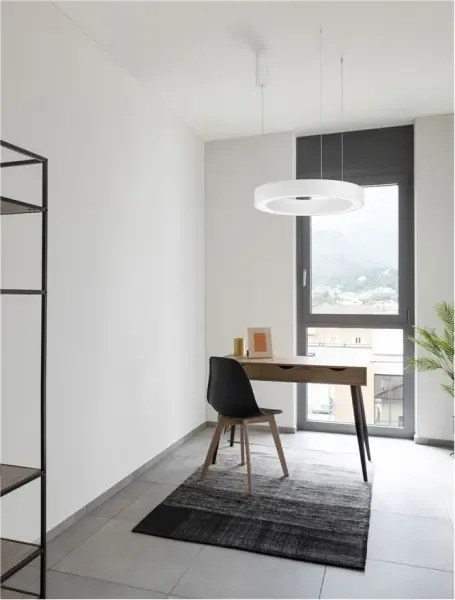 LED luster Morbido 60 biele s diaľkovým ovládaním