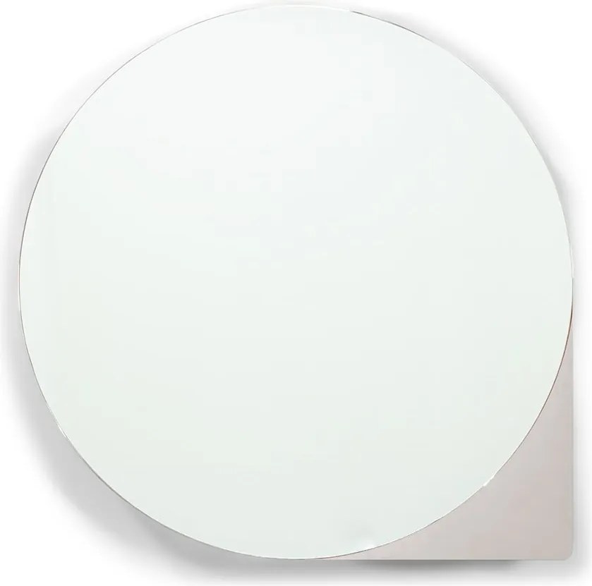 Taupe kovová závesná/so zrkadlom kúpeľňová skrinka 35x35 cm Sonnet – Spinder Design