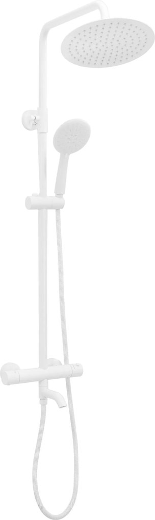 Rea Lungo, sprchová súprava s termostatickou batériou, biela, REA-P6608