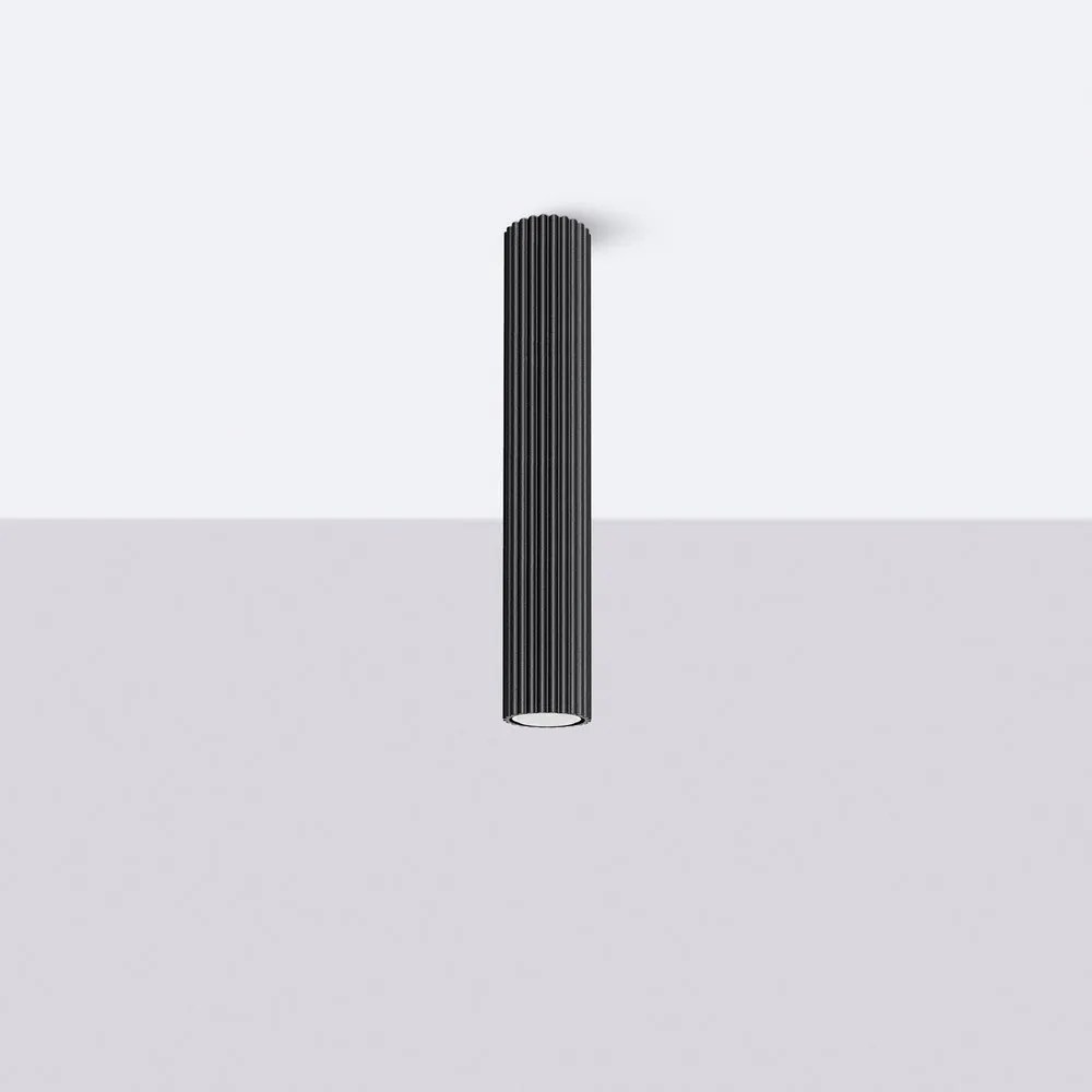 Čierne bodové svietidlo Gleam – Sollux