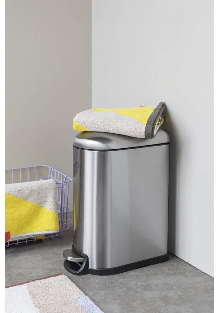 Nášľapný odpadkový kôš z nehrdzavejúcej ocele v striebornej farbe 10 l Wather – Mette Ditmer Denmark