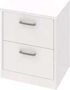 Nočný stolík Mega 40, biela%