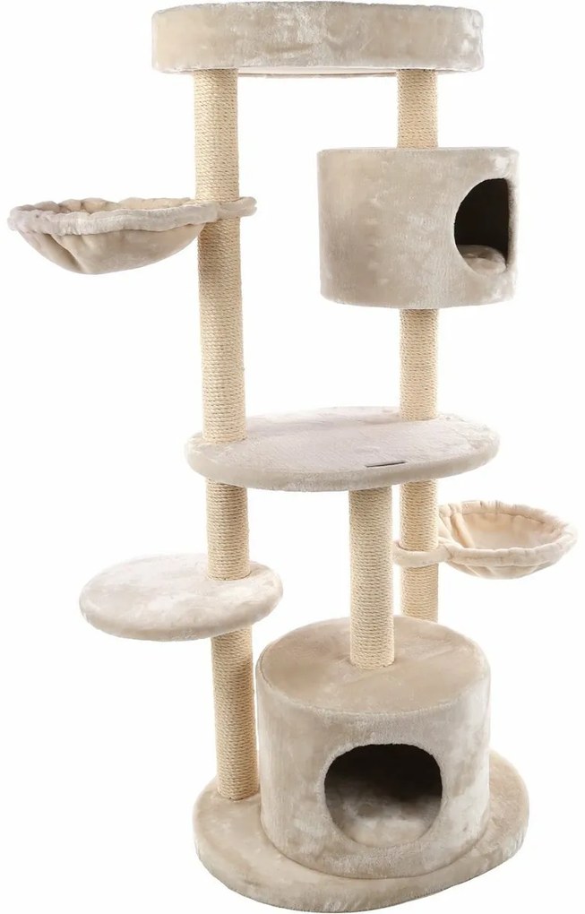 Flamingo Škrabadlo pre mačky INGA, béžová, 103 x 50 x 142 cm