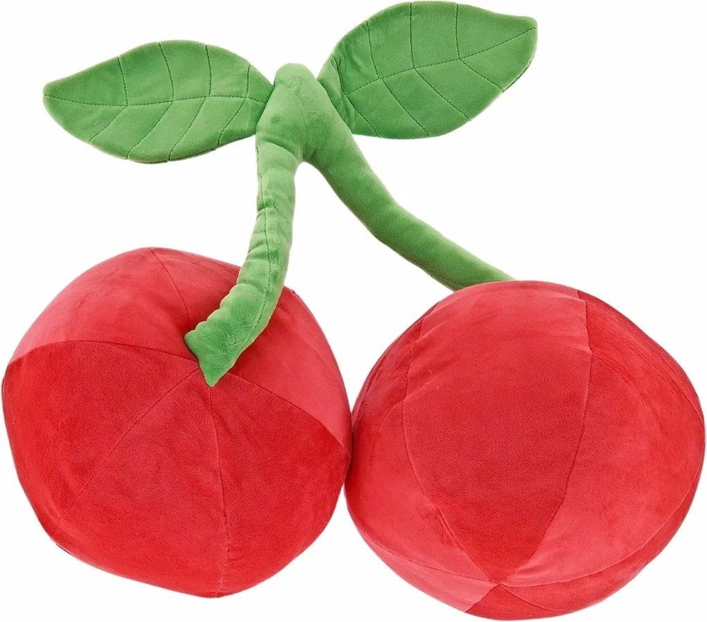 Dekoratívny vankúšik CHERRY 50x43 cm, červený