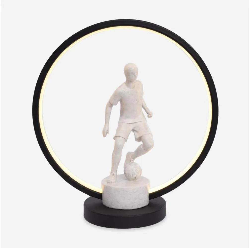 Zuma Line EX04F237U-1 - LED Stolná lampa PILKARZ LED/4W/5V čierna/biela