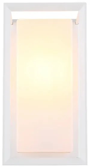 Globo 31982W - Vonkajšie nástenné svietidlo LOGANA 1xE27/60W/230V IP44 biela