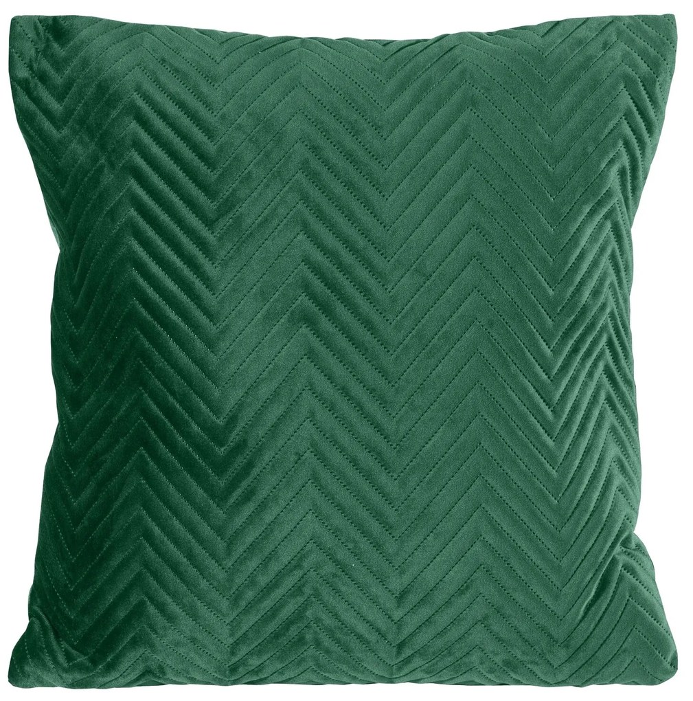 DEKORAČNÁ OBLIEČKA NA VANKÚŠ SOFIA 45X45 CM TMAVOZELENÁ