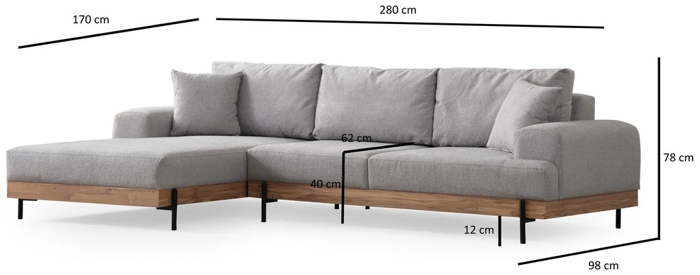 Pohovka Belle s elegantným a praktickým prevedením
