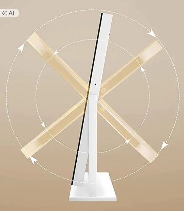 LED zrkadlo 58 × 46 cm