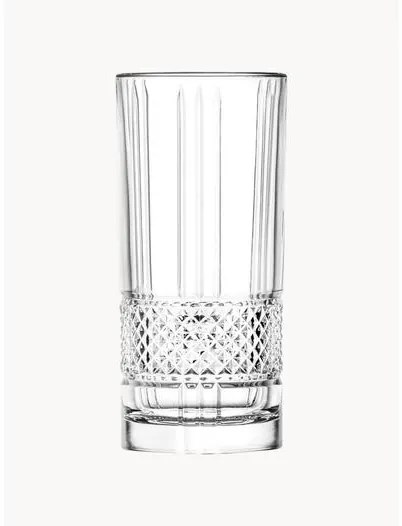 Krištáľové poháre na long drink Brillante, 6 ks