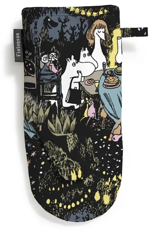 Kuchynská chňapka Moomin Tähtimuumi, čierna