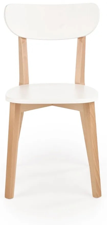 Jedálenská stolička Bagi biela