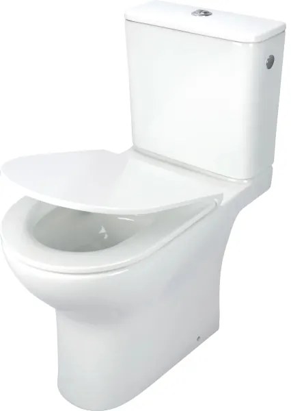 Deante CDJD6RPS - voľne stojace WC so sedátkom JASMIN keramika/biela