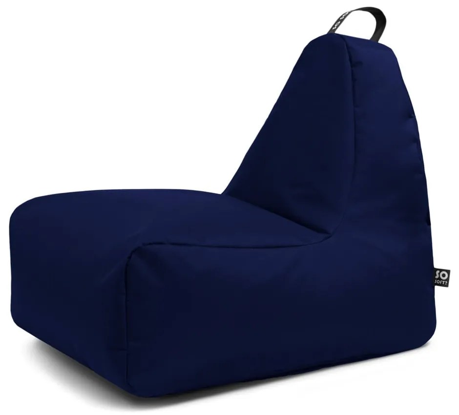 Tmavomodrý detský sedací vak Chill M – So Soft?