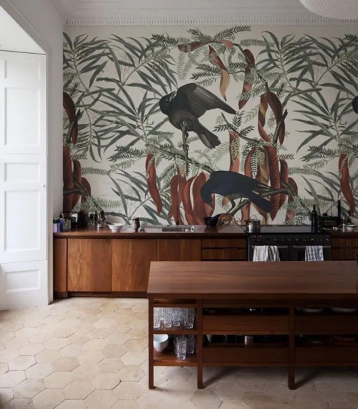 WALLCOLORS Crows wallpaper - tapeta POVRCH: Prowall Concrete